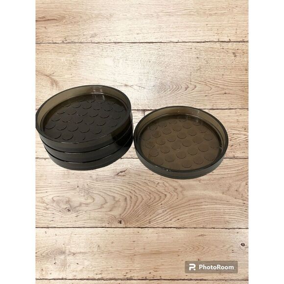 MCM‎ Dansk Coasters Denmark Gray Acrylic 4 - Picture 1 of 10